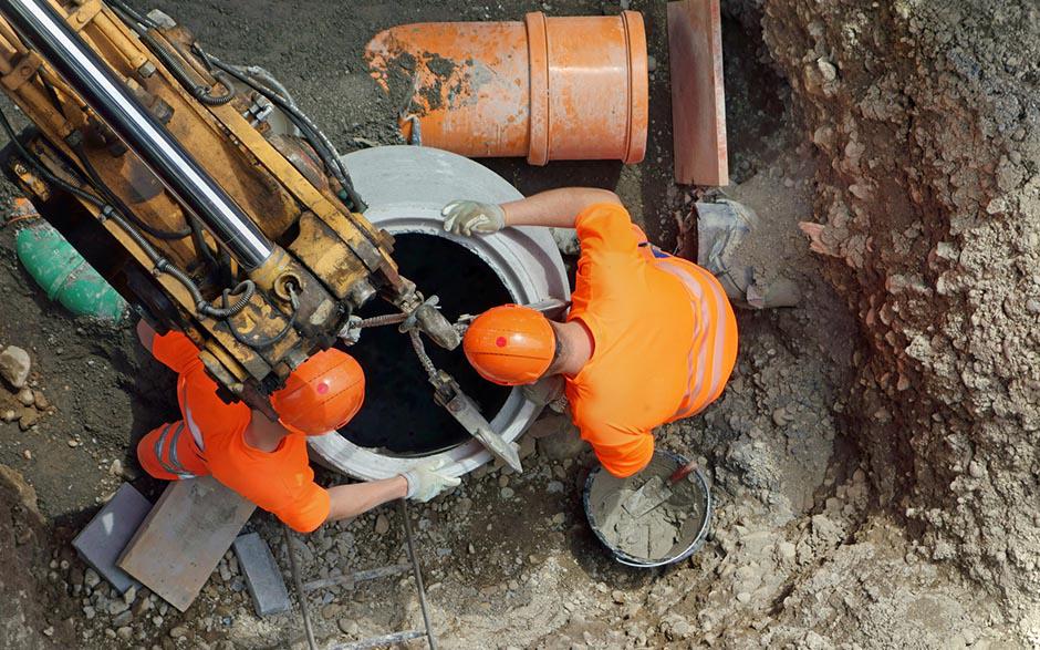 canalisation egout Montmagny